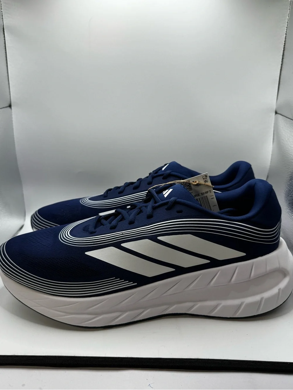 NIB Adidas Adipure Shift Running Shoes Dark Blue White - Men’s Size 13 / Women’s